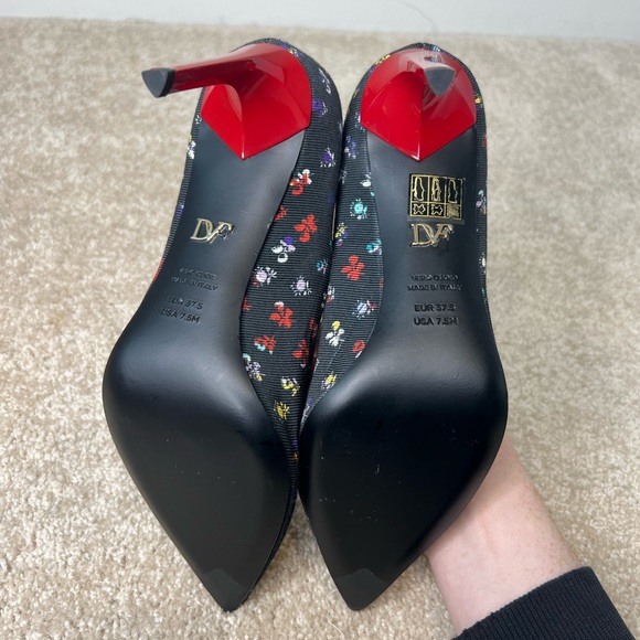 Diane von Furstenberg DVF heels 37.5/7.5 made in Italy - Picture 4 of 6
